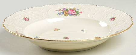 Minuet Cream (Sans Souci) Rim Soup Bowl