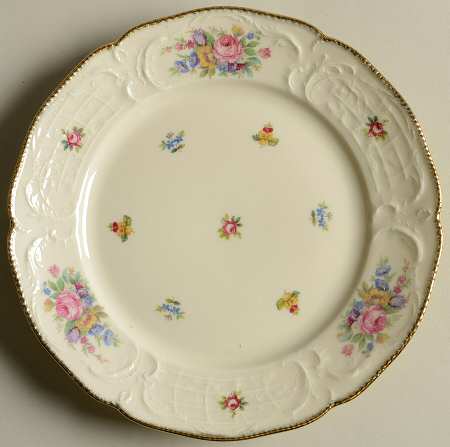 Minuet Cream (Sans Souci) Salad Plate