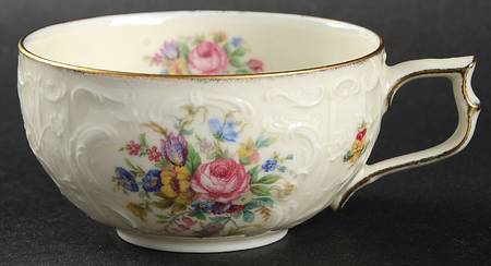 Minuet Cream (Sans Souci) Flat Cup
