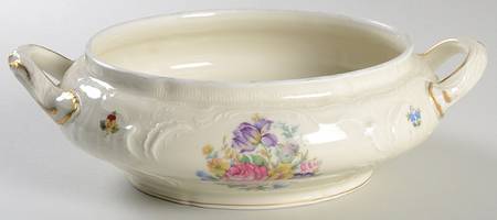 Minuet Cream (Sans Souci) Round Vegetable No Lid