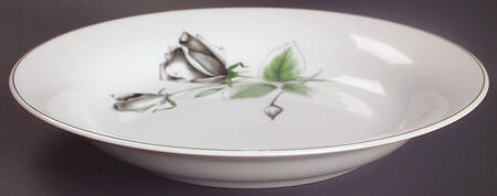 Midnight Rose Coupe Soup Bowl