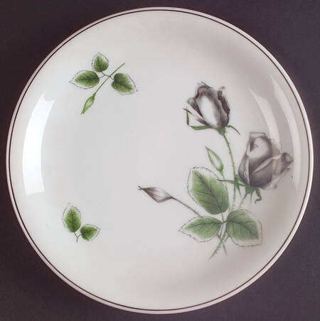 Midnight Rose Bread & Butter Plate