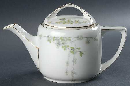 Mistletoe (Gold Trim) Teapot & Lid