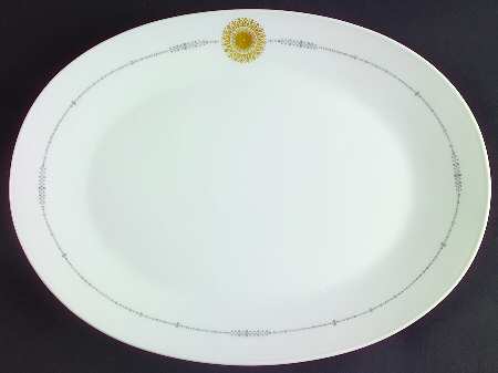 Midnite Sun 11" Oval Serving Platter