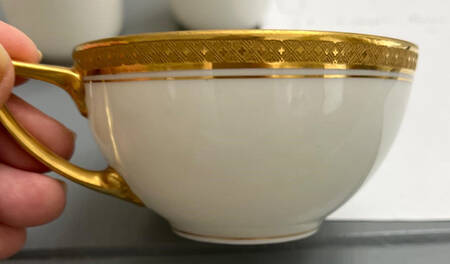 Monacco White Flat Cup