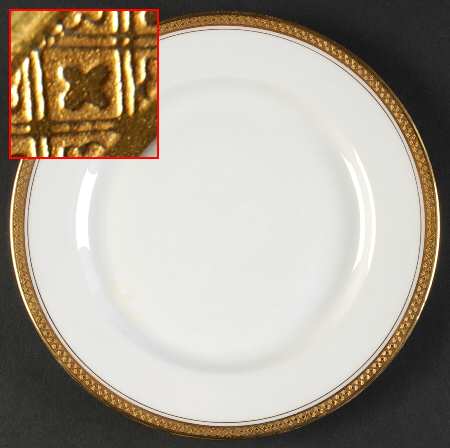 Monacco White Salad Plate