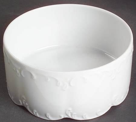 Monbijou (All White) Fruit/Dessert (Sauce) Bowl