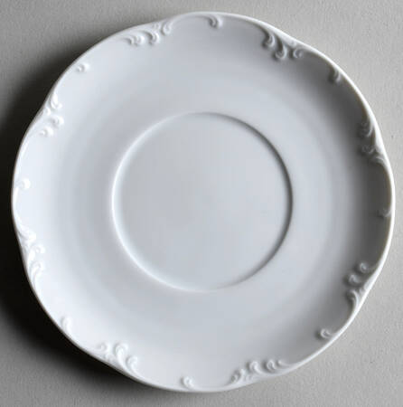 Monbijou (All White) Saucer for Flat Cup
