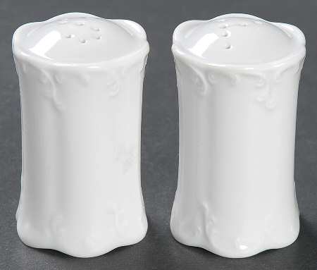 Monbijou (All White) Salt & Pepper Set