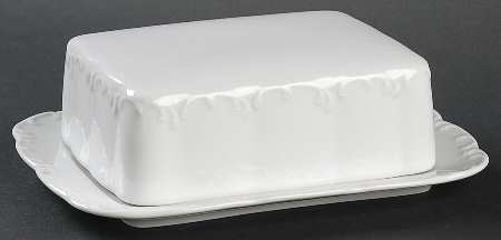 Monbijou (All White) Square Covered Butter