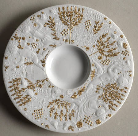 Monogramstanos Saucer for Flat Cup