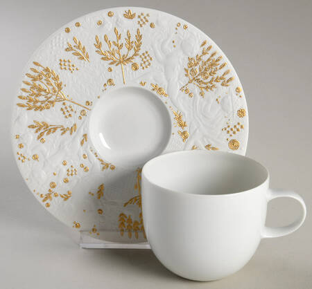 Monogramstanos Flat Cup & Saucer Set