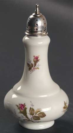 Moss Rose (Pompadour, Ivory Body, Off Center) Salt Shaker