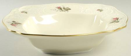 Moss Rose (Sans Souci, Ivory) 11" Square Vegetable Bowl