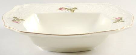 Moss Rose (Sans Souci, Ivory) 9" Square Vegetable Bowl