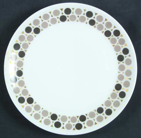 Mosaic (Black & Grey) Salad Plate