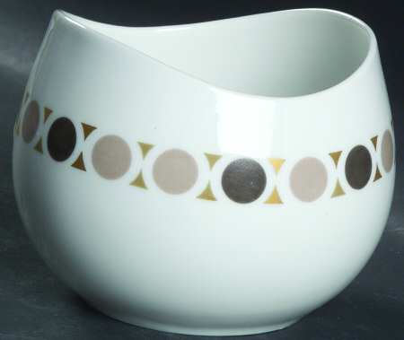 Mosaic (Black & Grey) Open Sugar Bowl
