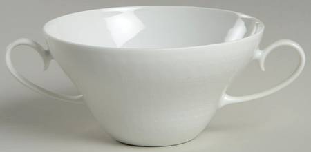 Romance (All White) Cream Soup Bowl No Lid