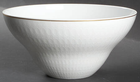 Motif Gold Band 7" Round Vegetable Bowl