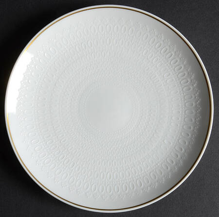 Motif Gold Band Dessert/Pie Plate