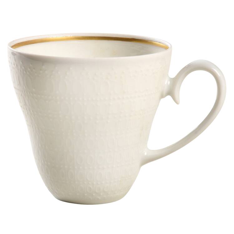 Motif Gold Band Flat Demitasse Cup