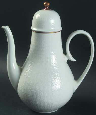 Motif Gold Band Mini Coffee Pot & Lid