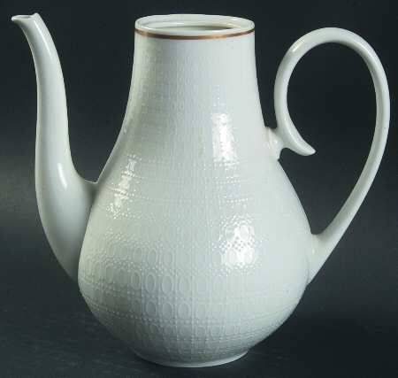 Motif Gold Band Mini Coffee Pot No Lid