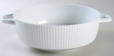 Modulation White Round Vegetable No Lid
