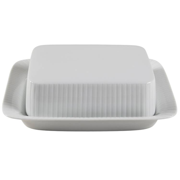 Modulation White Square Covered Butter