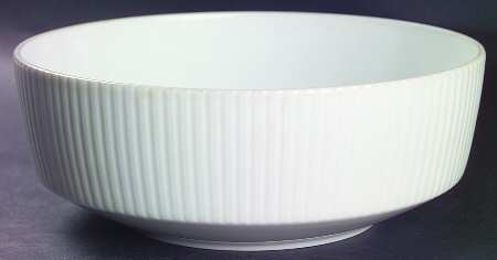 Modulation White 8" Round Vegetable Bowl