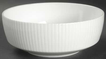 Modulation White 7" Round Vegetable Bowl