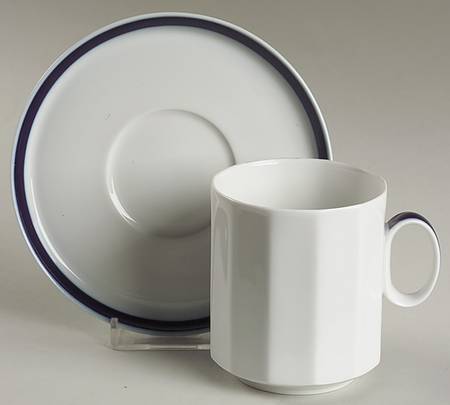 Mykonos Flat Cup & Saucer Set