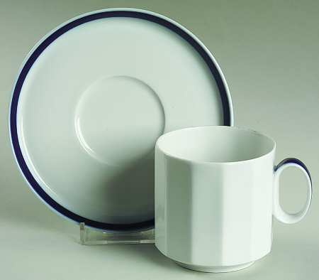 Mykonos Flat Cup & Saucer Set