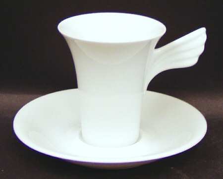 Mythos Flat Demitasse Cup & Saucer Set