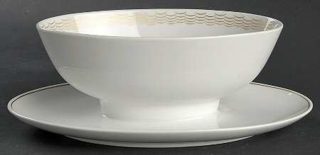 New Look Gravy Boat with Attached Underplate by Rosenthal - Continental