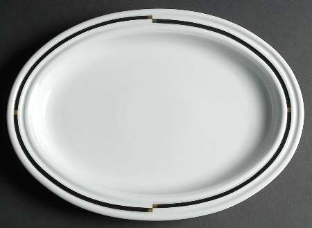 Nera 14" Oval Serving Platter