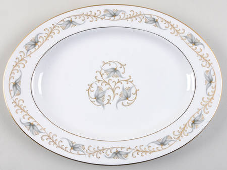 Nocturne 12" Oval Serving Platter