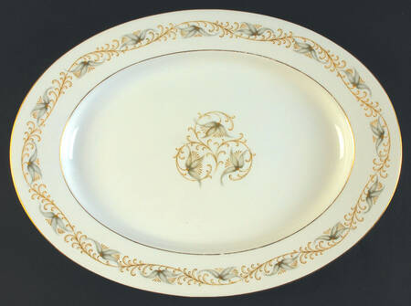 Nocturne 14" Oval Serving Platter