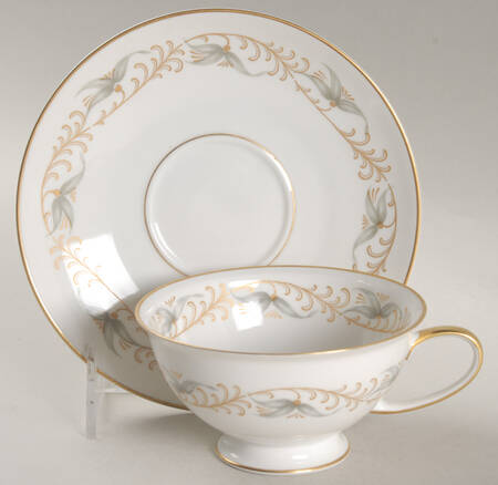 Nocturne Footed Cup & Saucer Set