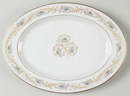 Nocturne 13" Oval Serving Platter