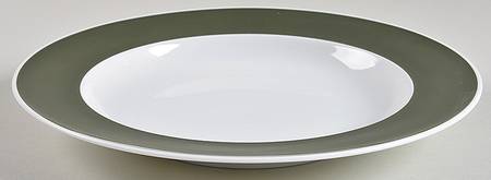 Olive Large Rim Soup Bowl