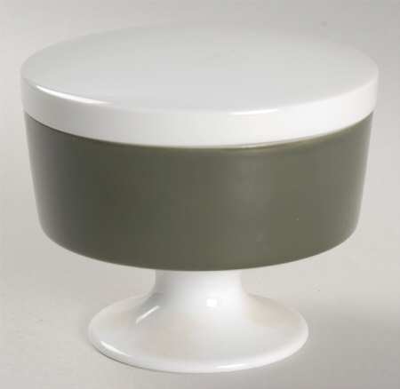 Olive Sugar Bowl & Lid