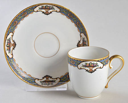 Old Virginia Flat Demitasse Cup & Saucer Set