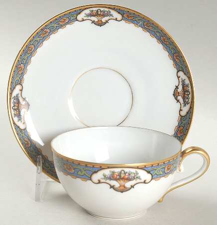 Old Virginia Flat Cup & Saucer Set