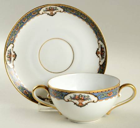 Old Virginia Flat Bouillon Cup & Saucer by Rosenthal - Continental