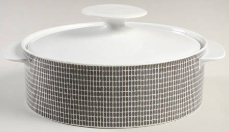 Onyx Grey Round Covered Vegetable by Rosenthal - Continental