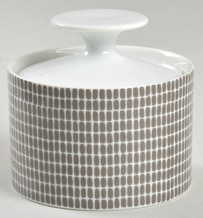 Onyx Grey Sugar Bowl & Lid