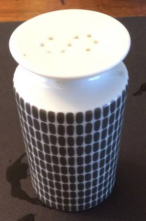 Onyx Grey Salt Shaker