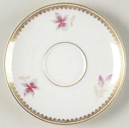 Orchid (Aida) Saucer for Demitasse Cup