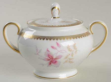 Orchid (Aida) Sugar Bowl & Lid